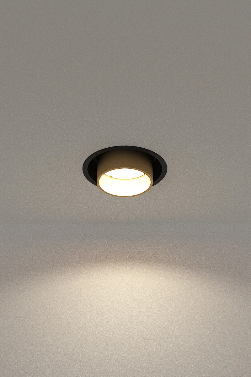   
                        
                        Точечный светильник NOWODVORSKI (Польша) 59816    
                         в стиле Хай-тек.  
                        Тип источника света: светодиодная лампа, сменная.                         Форма: Цилиндр.                         Цвета плафонов и подвесок: Золото.                         Материал: Сталь.                          фото 2