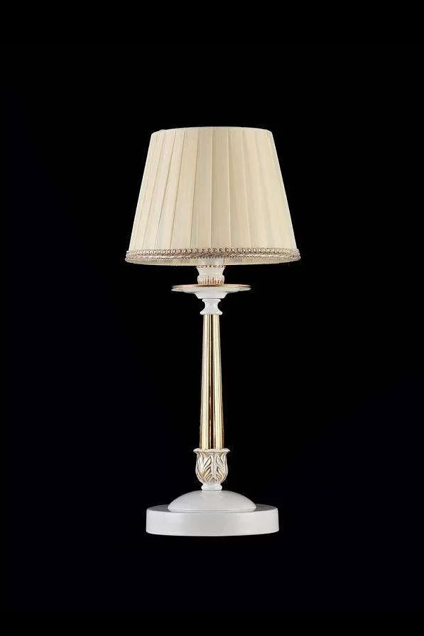   
                        
                        Настольная лампа MAYTONI (Германия) 60998    
                         в стиле Классика, Прованс.  
                        Тип источника света: светодиодная лампа, сменная.                                                 Цвета плафонов и подвесок: Бежевый.                         Материал: Ткань.                          фото 2
