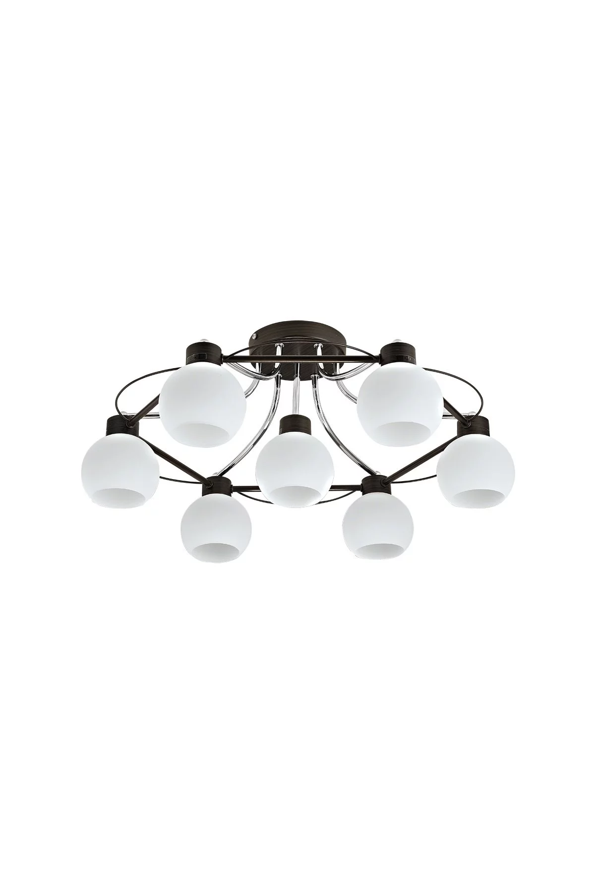   
                        Люстра MAYTONI (Німеччина) 61099    
                         у стилі Модерн.  
                        Тип джерела світла: світлодіодна лампа, змінна.                         Форма: Коло.                         Кольори плафонів і підвісок: Білий.                         Матеріал: Скло.                          фото 1