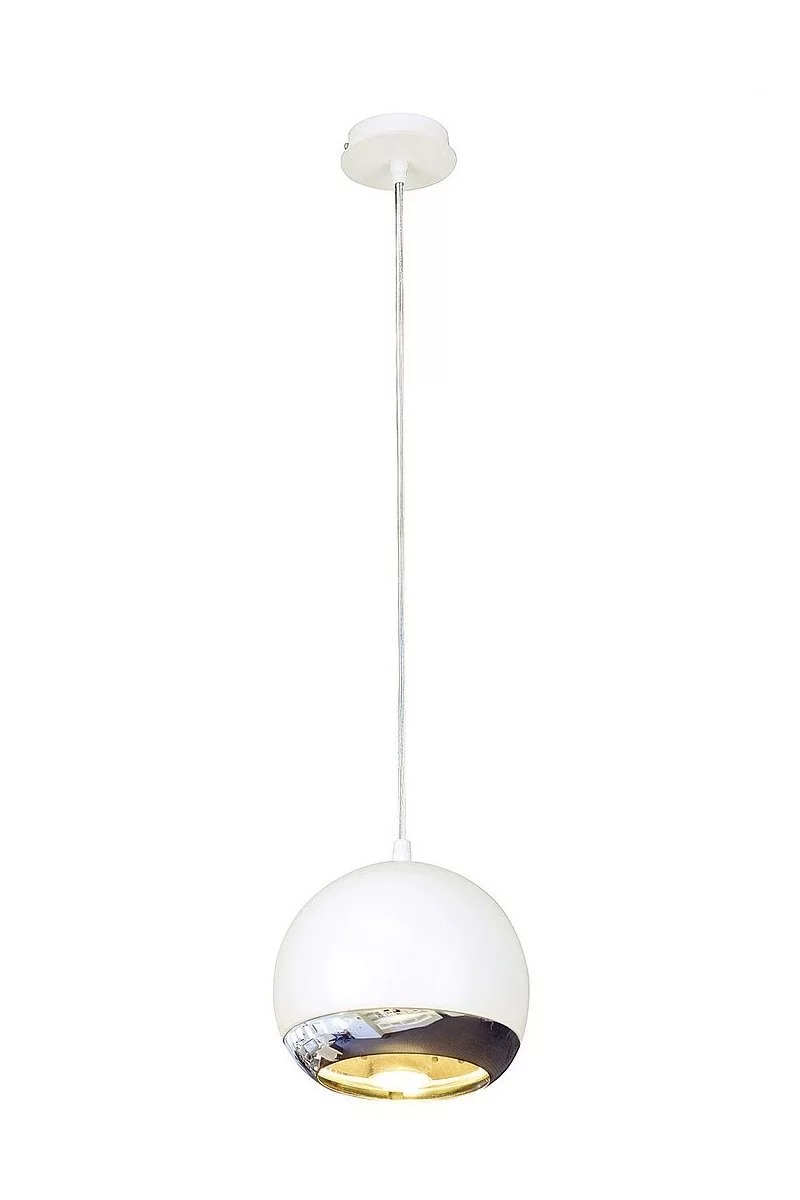   
                        Люстра SLV (Німеччина) 63829    
                         у стилі хай-тек.  
                        Тип джерела світла: cвітлодіодні led, галогенні.                         Форма: куля.                         Кольори плафонів і підвісок: білий, сірий.                         Матеріал: метал.                          фото 1