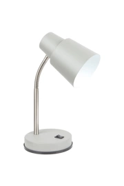   
                        
                        Настільна лампа ZUMALINE (Польща) 64833    
                         у стилі Модерн.  
                        Тип джерела світла: світлодіодна лампа, змінна.                                                 Кольори плафонів і підвісок: Сірий.                         Матеріал: Метал.                          фото 1