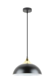   
                        
                        Люстра ZUMALINE (Польща) 64847    
                         у стилі Лофт.  
                        Тип джерела світла: світлодіодна лампа, змінна.                         Форма: Коло.                         Кольори плафонів і підвісок: Чорний, Золото, Білий.                         Матеріал: Метал.                          фото 1