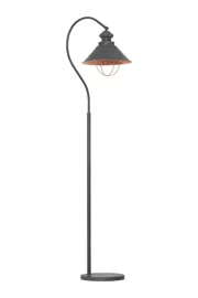   
                        Торшер NOWODVORSKI (Польща) 66415    
                         у стилі Лофт.  
                        Тип джерела світла: світлодіодна лампа, змінна.                                                 Кольори плафонів і підвісок: Сірий, Мідь.                         Матеріал: Сталь.                          фото 1
