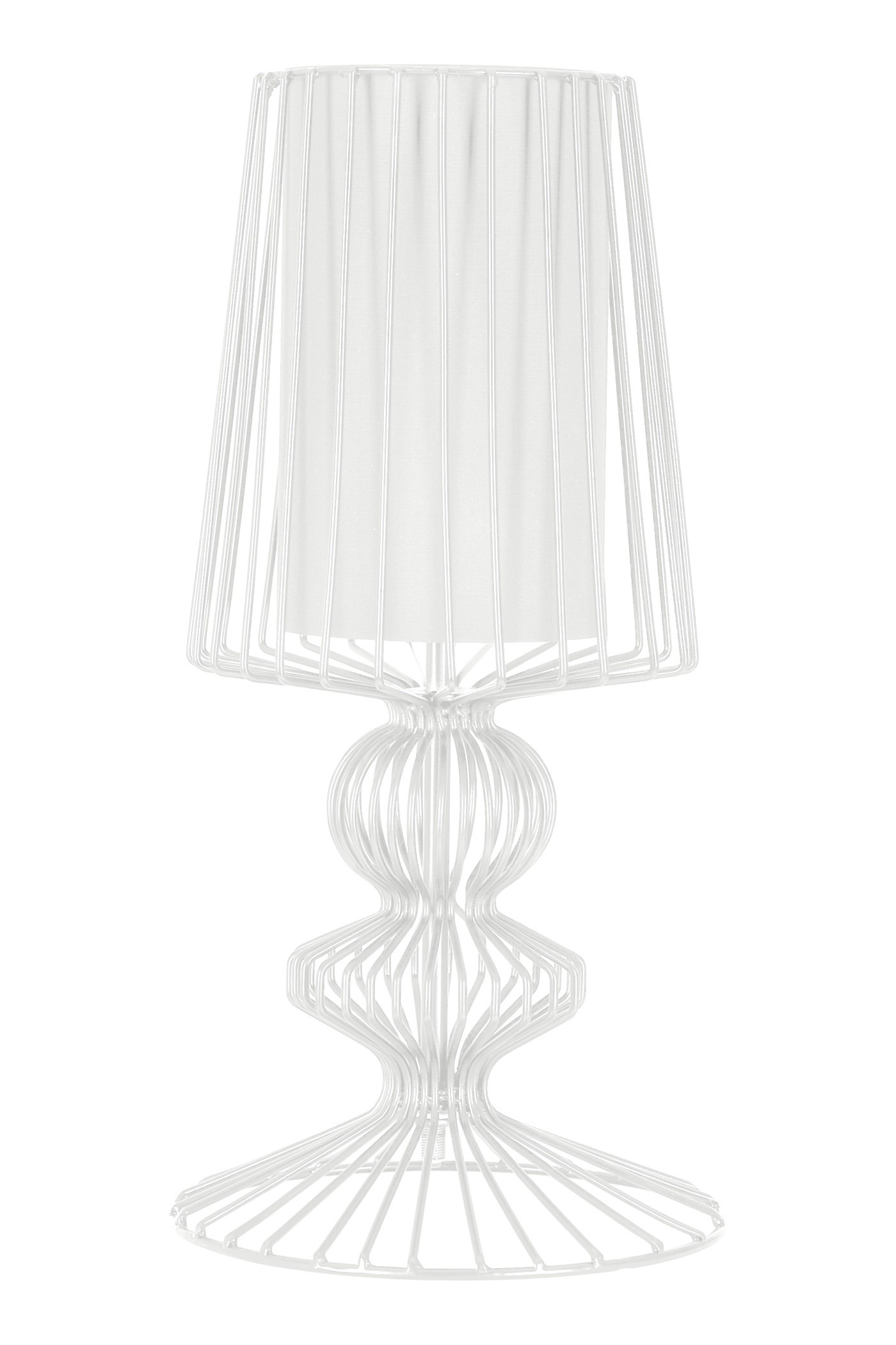   
                        Настільна лампа NOWODVORSKI (Польща) 66615    
                         у стилі скандинавський.  
                        Тип джерела світла: cвітлодіодні led, енергозберігаючі, розжарювання.                                                 Кольори плафонів і підвісок: білий.                         Матеріал: сталь, тканина.                          фото 1