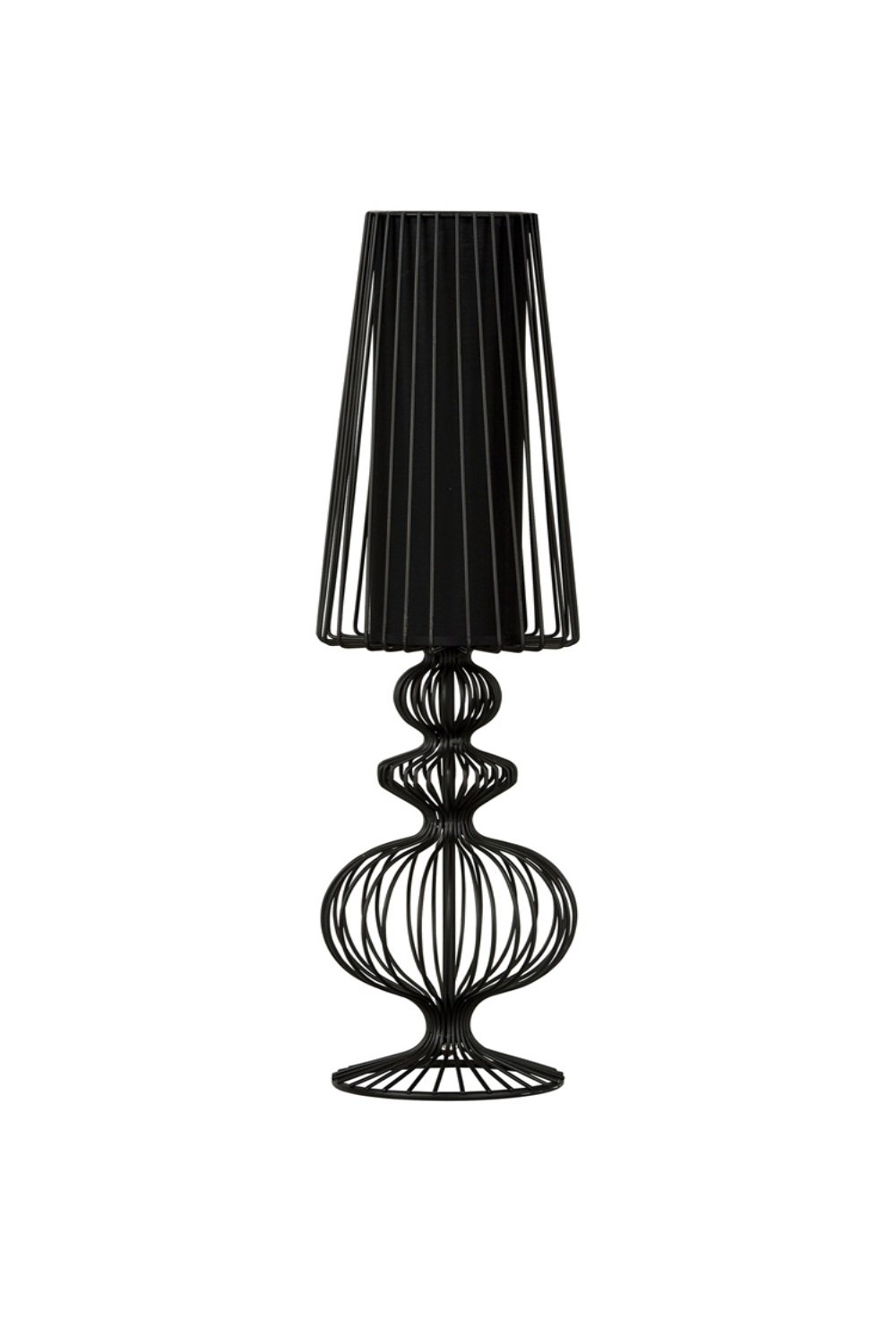   
                        Настільна лампа NOWODVORSKI (Польща) 66618    
                         у стилі скандинавський.  
                        Тип джерела світла: cвітлодіодні led, енергозберігаючі, розжарювання.                                                 Кольори плафонів і підвісок: чорний.                         Матеріал: сталь, тканина.                          фото 1