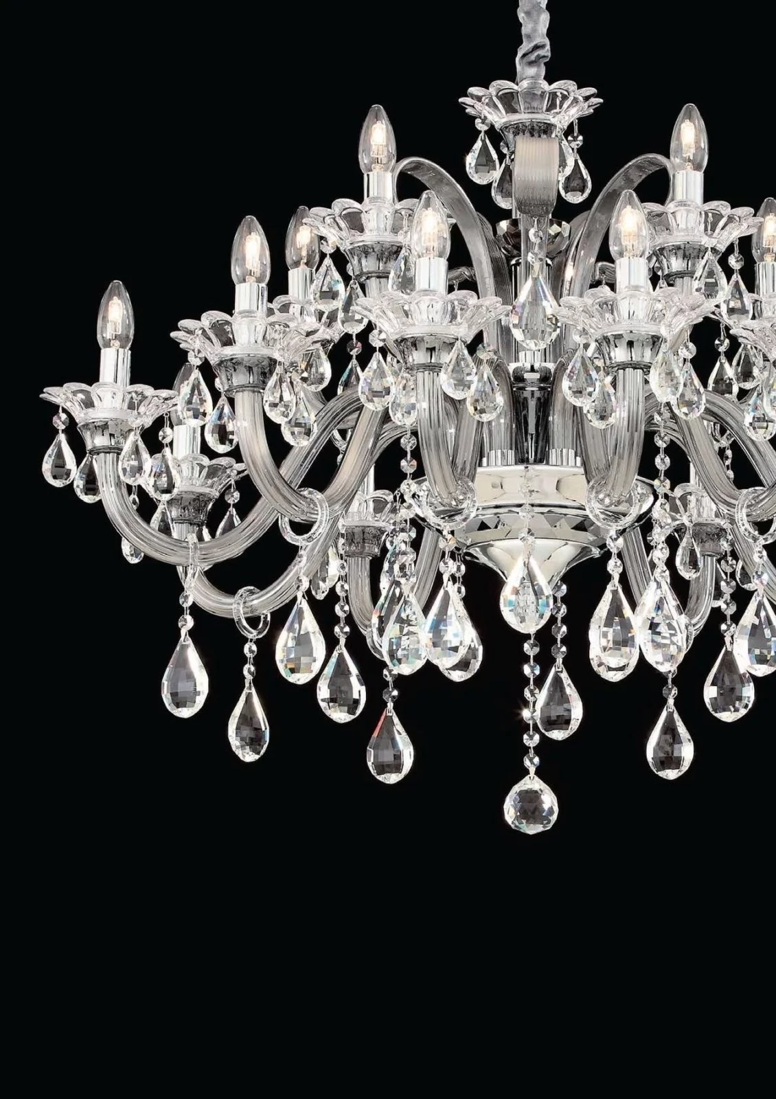   
                        
                        Кришталева люстра IDEAL LUX (Італія) 67454    
                         У стилі Класика.  
                        Тип джерела світла: світлодіодна лампа, змінна.                         Форма: Коло.                         Кольори плафонів і підвісок: Прозорий.                         Матеріал: Скло, Кришталь.                          фото 3