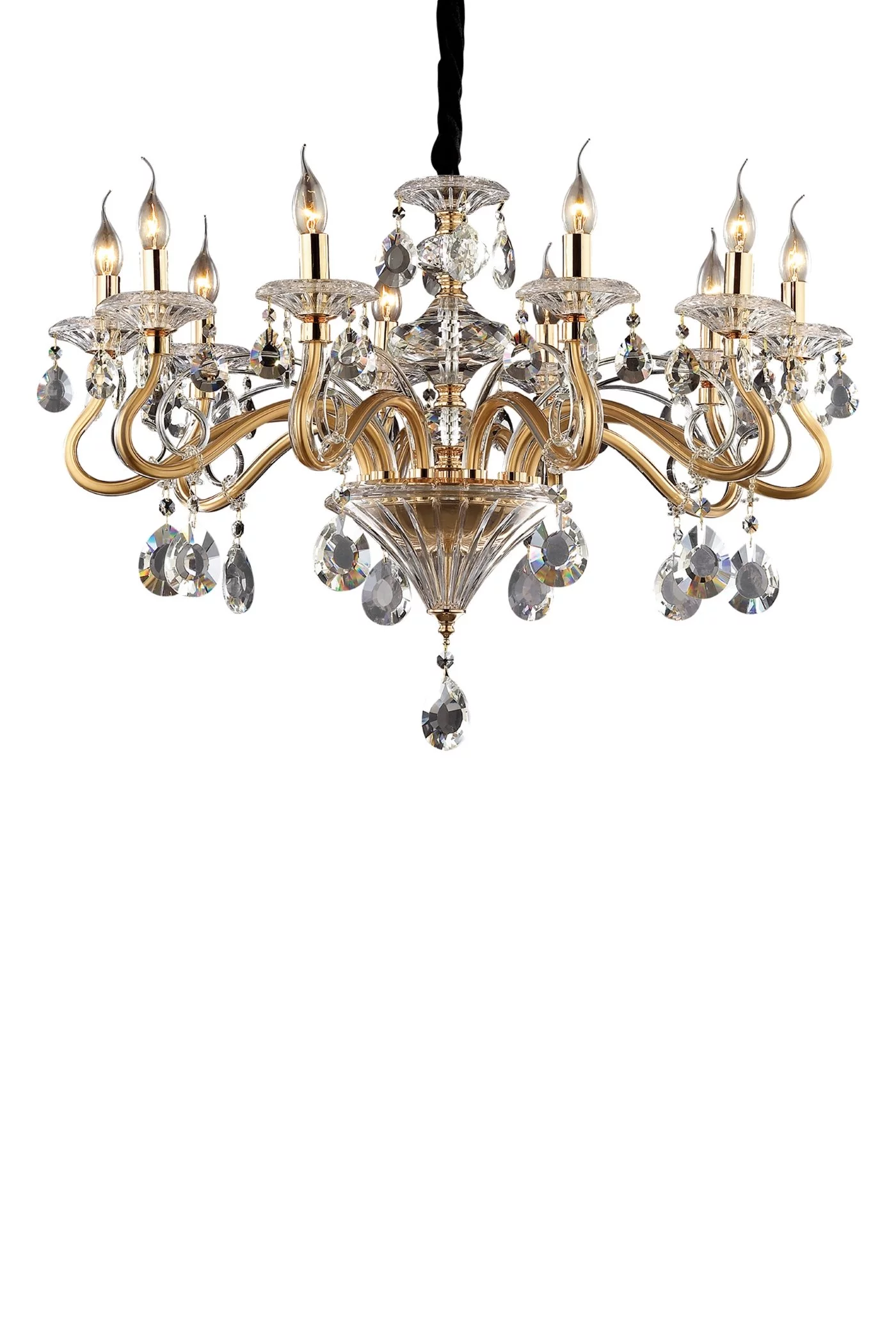   
                        
                        Кришталева люстра IDEAL LUX (Італія) 67531    
                         У стилі Класика.  
                        Тип джерела світла: світлодіодна лампа, змінна.                         Форма: Коло.                         Кольори плафонів і підвісок: Прозорий.                         Матеріал: Кришталь.                          фото 1
