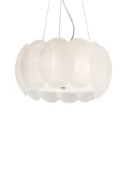   
                        Люстра IDEAL LUX (Італія) 67554    
                         у стилі модерн.  
                        Тип джерела світла: cвітлодіодні led, енергозберігаючі, розжарювання.                         Форма: коло.                         Кольори плафонів і підвісок: білий.                         Матеріал: скло.                          фото 1