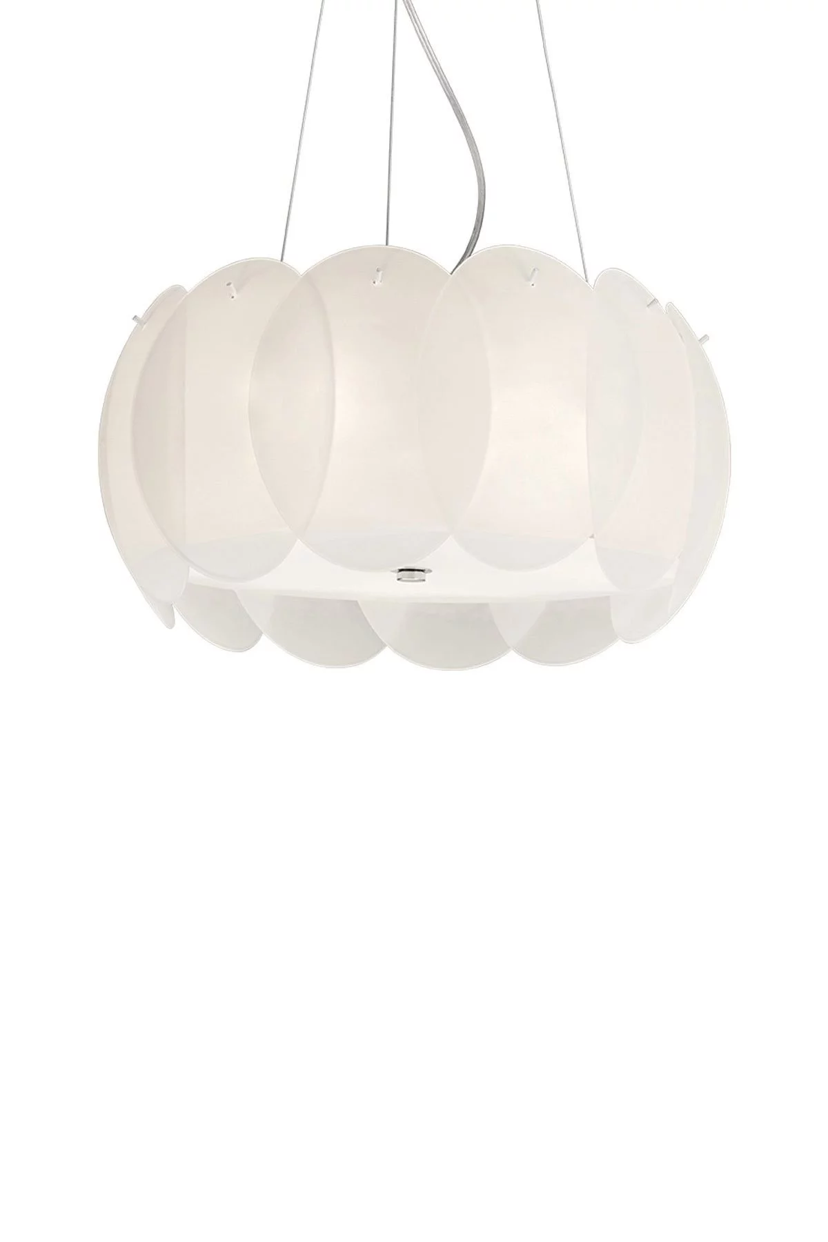   
                        
                        Люстра IDEAL LUX (Італія) 67554    
                         У стилі Модерн.  
                        Тип джерела світла: світлодіодна лампа, змінна.                         Форма: Коло.                         Кольори плафонів і підвісок: Білий.                         Матеріал: Скло.                          фото 1