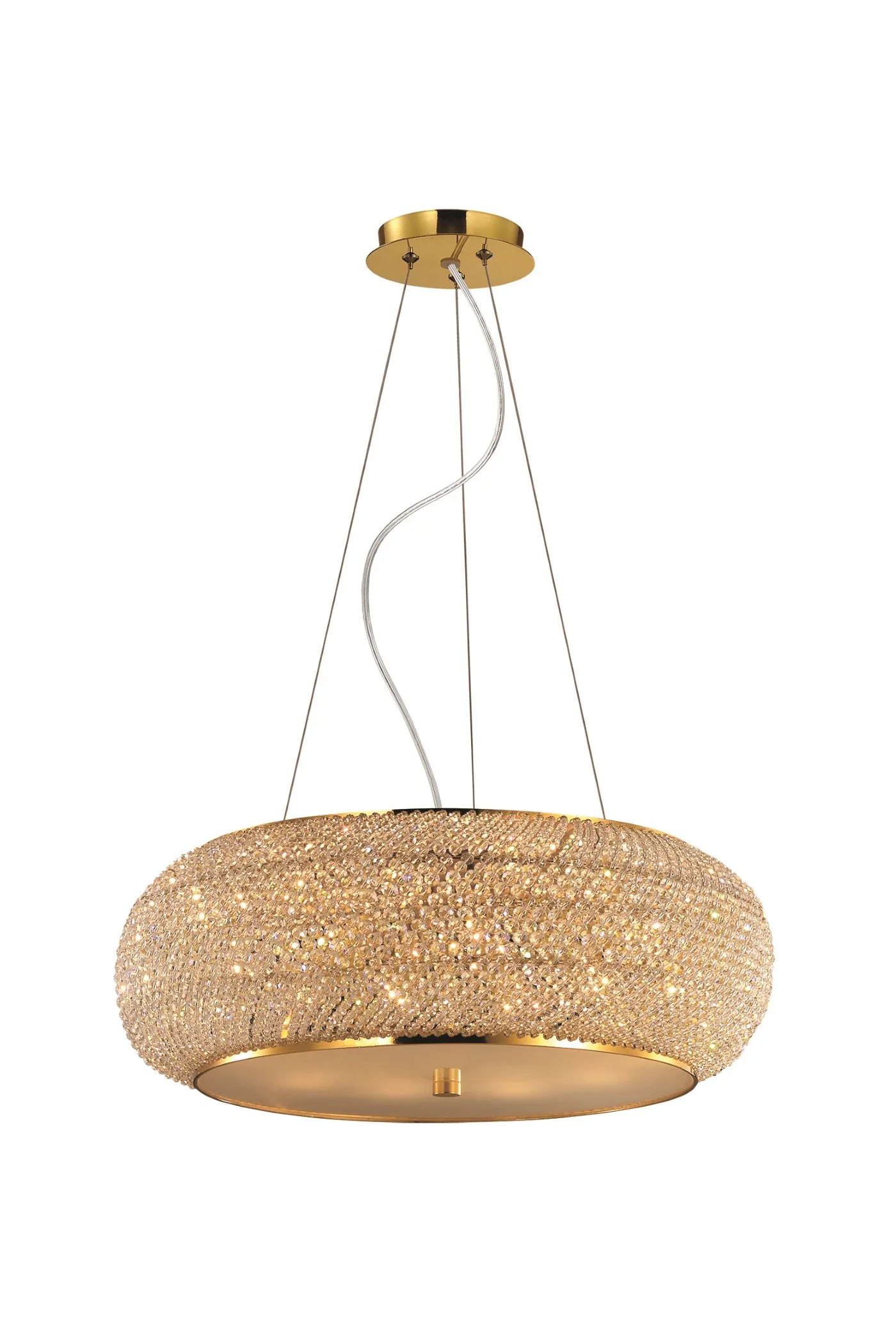   
                        
                        Кришталева люстра IDEAL LUX (Італія) 67570    
                         У стилі Модерн, Арт-деко.  
                        Тип джерела світла: світлодіодна лампа, змінна.                         Форма: Овал.                         Кольори плафонів і підвісок: Прозорий, Білий.                         Матеріал: Кришталь, Скло.                          фото 1