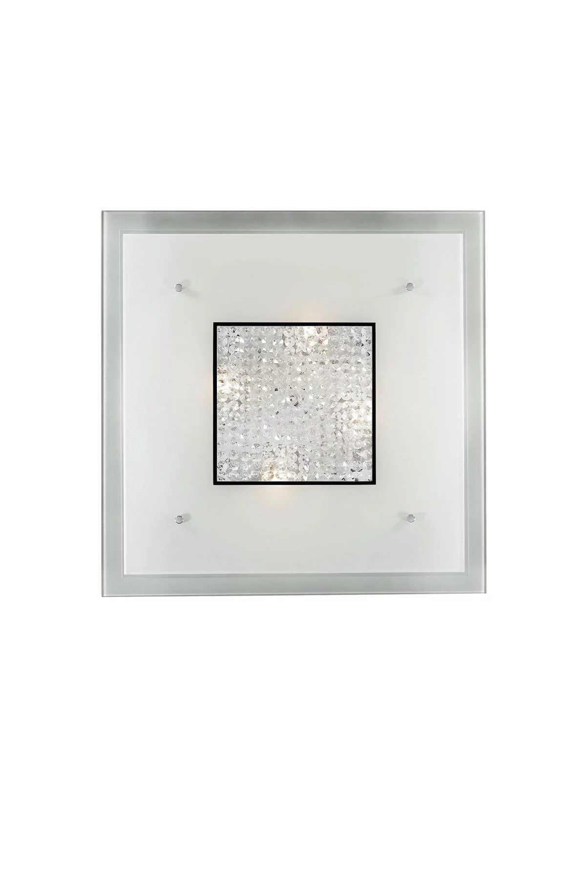   
                        
                        Світильник настінний IDEAL LUX (Італія) 67581    
                         у стилі Модерн.  
                        Тип джерела світла: світлодіодна лампа, змінна.                                                 Кольори плафонів і підвісок: Прозорий, Білий.                         Матеріал: Кришталь, Скло.                          фото 1