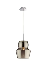   
                        Люстра IDEAL LUX (Італія) 67607    
                         у стилі Модерн.  
                        Тип джерела світла: світлодіодна лампа, змінна.                         Форма: Коло.                         Кольори плафонів і підвісок: Сірий.                         Матеріал: Скло.                          фото 1