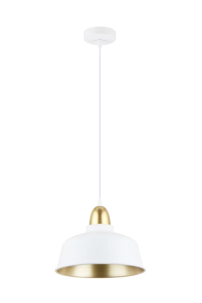   
                        
                        Люстра ZUMALINE (Польща) 68933    
                         у стилі Лофт.  
                        Тип джерела світла: світлодіодна лампа, змінна.                         Форма: Коло.                         Кольори плафонів і підвісок: Білий, Золото.                         Матеріал: Метал.                          фото 1