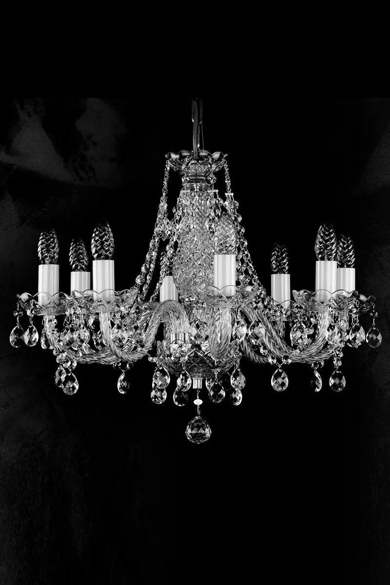   
                        
                        Кришталева люстра ARTGLASS (Чехія) 69051    
                         У стилі Класика.  
                        Тип джерела світла: світлодіодна лампа, змінна.                         Форма: Коло.                         Кольори плафонів і підвісок: Прозорий.                         Матеріал: Кришталь.                          фото 1