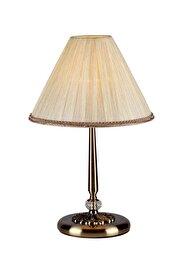   
                        Настільна лампа MAYTONI (Німеччина) 69198    
                         у стилі класика.  
                        Тип джерела світла: cвітлодіодні led, енергозберігаючі, розжарювання.                                                 Кольори плафонів і підвісок: бежевий.                         Матеріал: тканина.                          фото 1
