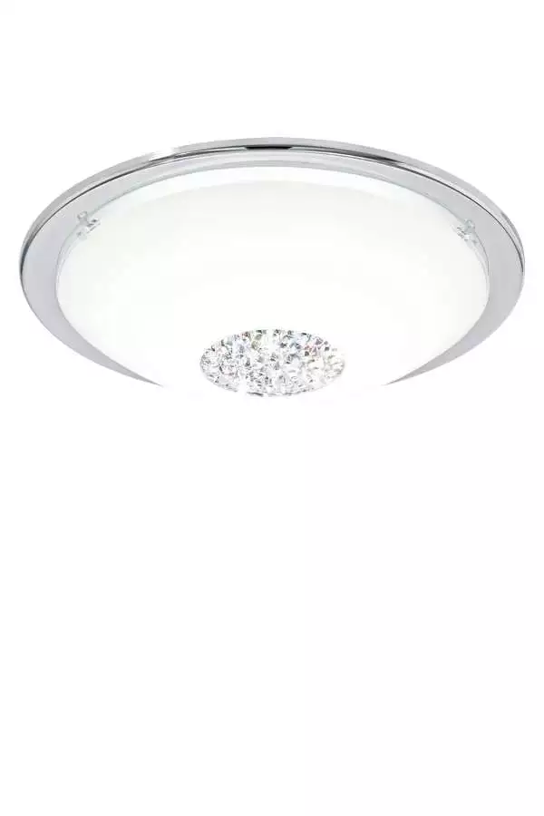   
                        Светильник потолочный EGLO  (Австрия) 69404    
                         в стиле модерн.  
                        Тип источника света: встроенные светодиоды led.                         Форма: круг.                         Цвета плафонов и подвесок: белый, прозрачный.                         Материал: стекло.                          фото 1