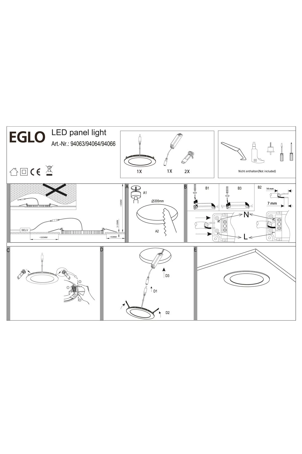  
                        Точковий світильник EGLO (Австрія) 69500    
                         у стилі Модерн.  
                        Тип джерела світла: вбудований led-модуль, незмінний.                         Форма: Коло.                         Кольори плафонів і підвісок: Білий.                         Матеріал: Пластик.                          фото 2