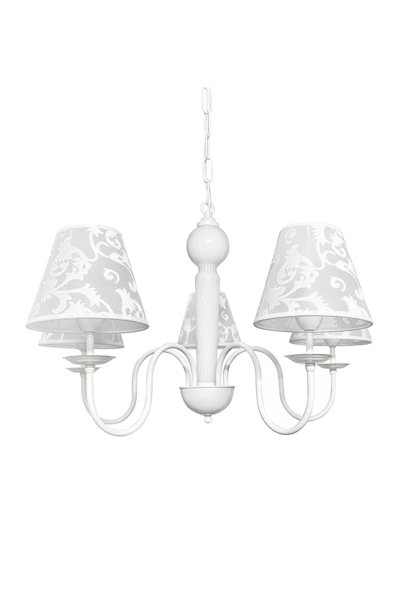   
                        
                        Люстра NB LIGHT (Україна) 70736    
                         У стилі Класика.  
                        Тип джерела світла: світлодіодна лампа, змінна.                         Форма: Коло.                         Кольори плафонів і підвісок: Білий, Малюнок.                         Матеріал: Тканина.                          фото 2