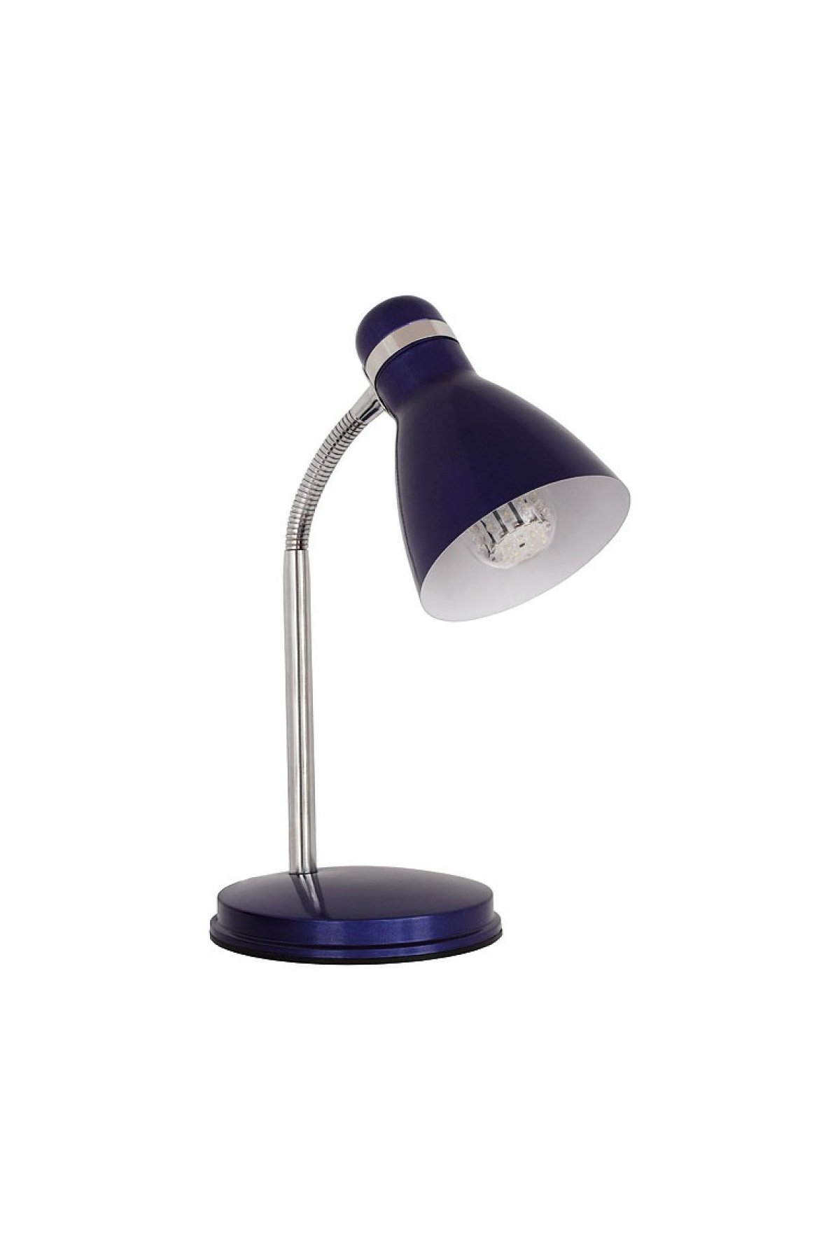   
                        Настільна лампа KANLUX (Польща) 72077    
                         у стилі лофт.  
                        Тип джерела світла: cвітлодіодні led, енергозберігаючі, розжарювання.                                                 Кольори плафонів і підвісок: синій.                         Матеріал: сталь.                          фото 1