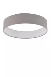   
                        Світильник стельовий EGLO (Австрія) 72118    
                         у стилі модерн.  
                        Тип джерела світла: вбудовані світлодіоди led.                         Форма: коло.                         Кольори плафонів і підвісок: сірий.                         Матеріал: тканина.                          фото 1