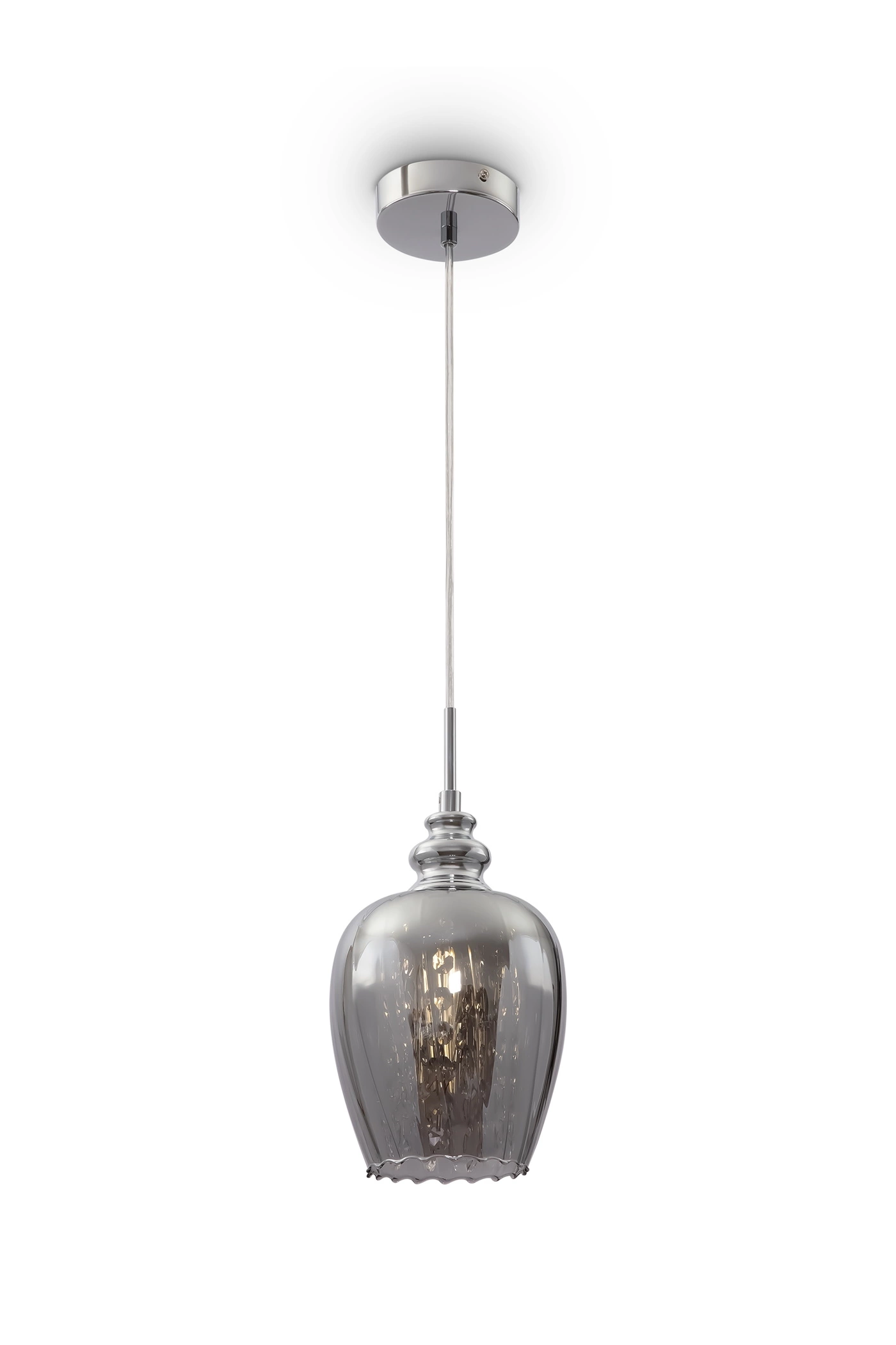   
                        
                        Люстра MAYTONI (Німеччина) 73280    
                         у стилі Хай-тек.  
                        Тип джерела світла: світлодіодна лампа, змінна.                         Форма: Коло.                         Кольори плафонів і підвісок: Сірий, Прозорий.                         Матеріал: Скло, Кришталь.                          фото 1