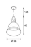   
                        Люстра SLV (Німеччина) 73569    
                         у стилі Лофт.  
                        Тип джерела світла: світлодіодна лампа, змінна.                         Форма: Коло.                         Кольори плафонів і підвісок: Червоний.                         Матеріал: Алюміній.                          фото 3