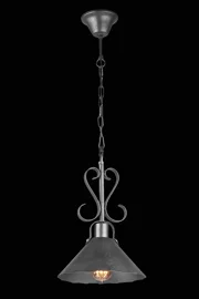   
                        
                        Люстра MAYTONI (Германия) 74407    
                         в стиле Лофт, Кантри.  
                        Тип источника света: светодиодная лампа, сменная.                         Форма: Круг.                         Цвета плафонов и подвесок: Черный.                         Материал: Металл.                          фото 1