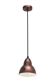   
                        Люстра EGLO (Австрія) 74518    
                         у стилі лофт.  
                        Тип джерела світла: cвітлодіодні led, енергозберігаючі, розжарювання.                         Форма: коло.                         Кольори плафонів і підвісок: коричневий.                         Матеріал: метал.                          фото 1