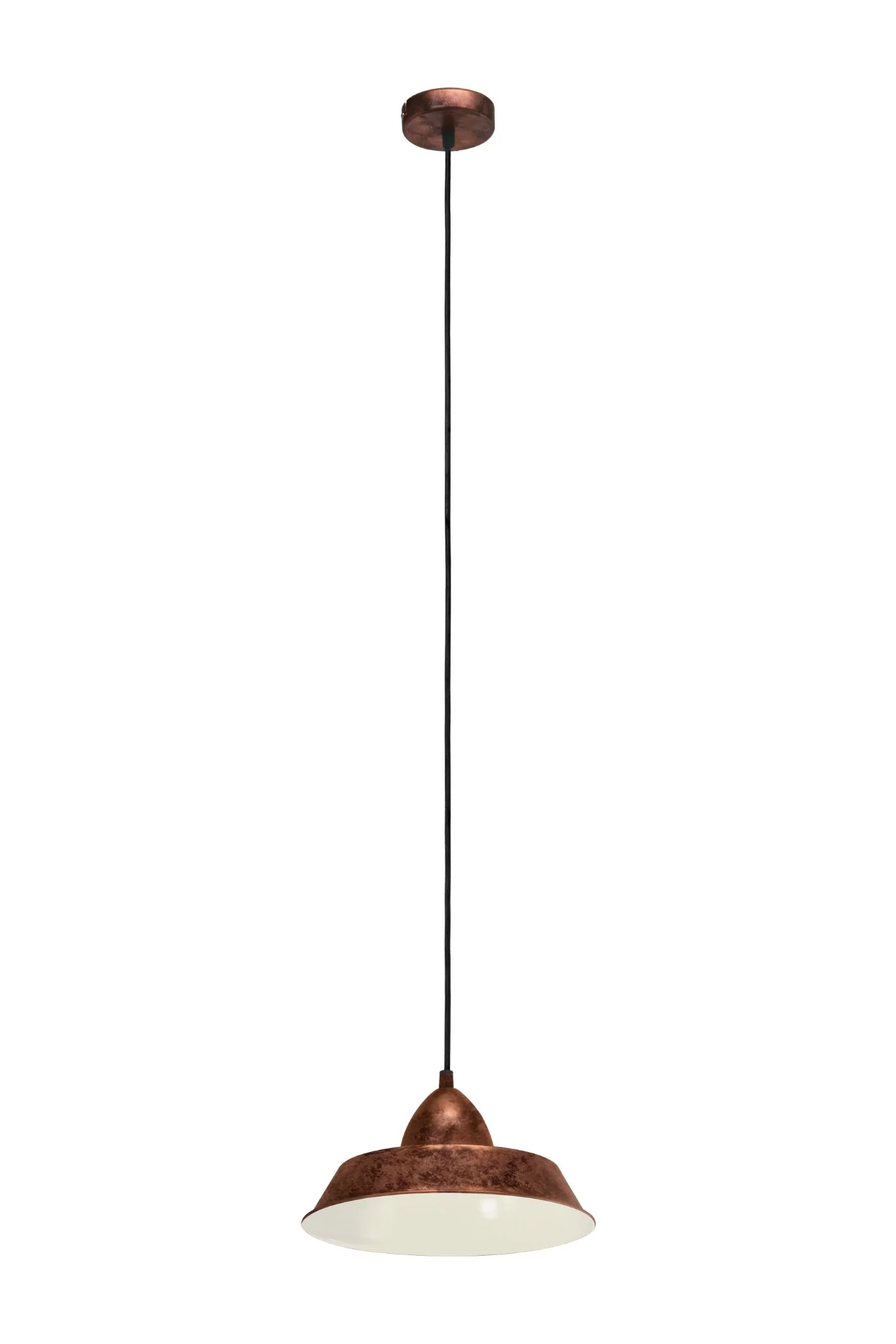   
                        Люстра EGLO (Австрія) 74531    
                         у стилі Лофт.  
                        Тип джерела світла: світлодіодна лампа, змінна.                         Форма: Коло.                         Кольори плафонів і підвісок: Мідь, Мідь, Білий.                         Матеріал: Метал.                          фото 1