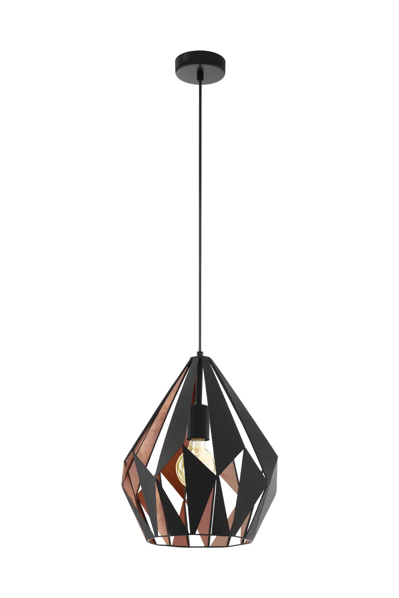   
                        
                        Люстра EGLO (Австрія) 74542    
                         у стилі Лофт.  
                        Тип джерела світла: світлодіодна лампа, змінна.                         Форма: Коло.                         Кольори плафонів і підвісок: Чорний, Коричневий.                         Матеріал: Сталь.                          фото 1