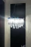   
                        
                        Люстра EGLO (Австрия) 74573    
                         в стиле Арт-деко.  
                        Тип источника света: светодиодная лампа, сменная.                         Форма: Круг.                         Цвета плафонов и подвесок: Прозрачный.                         Материал: Хрусталь.                          фото 3