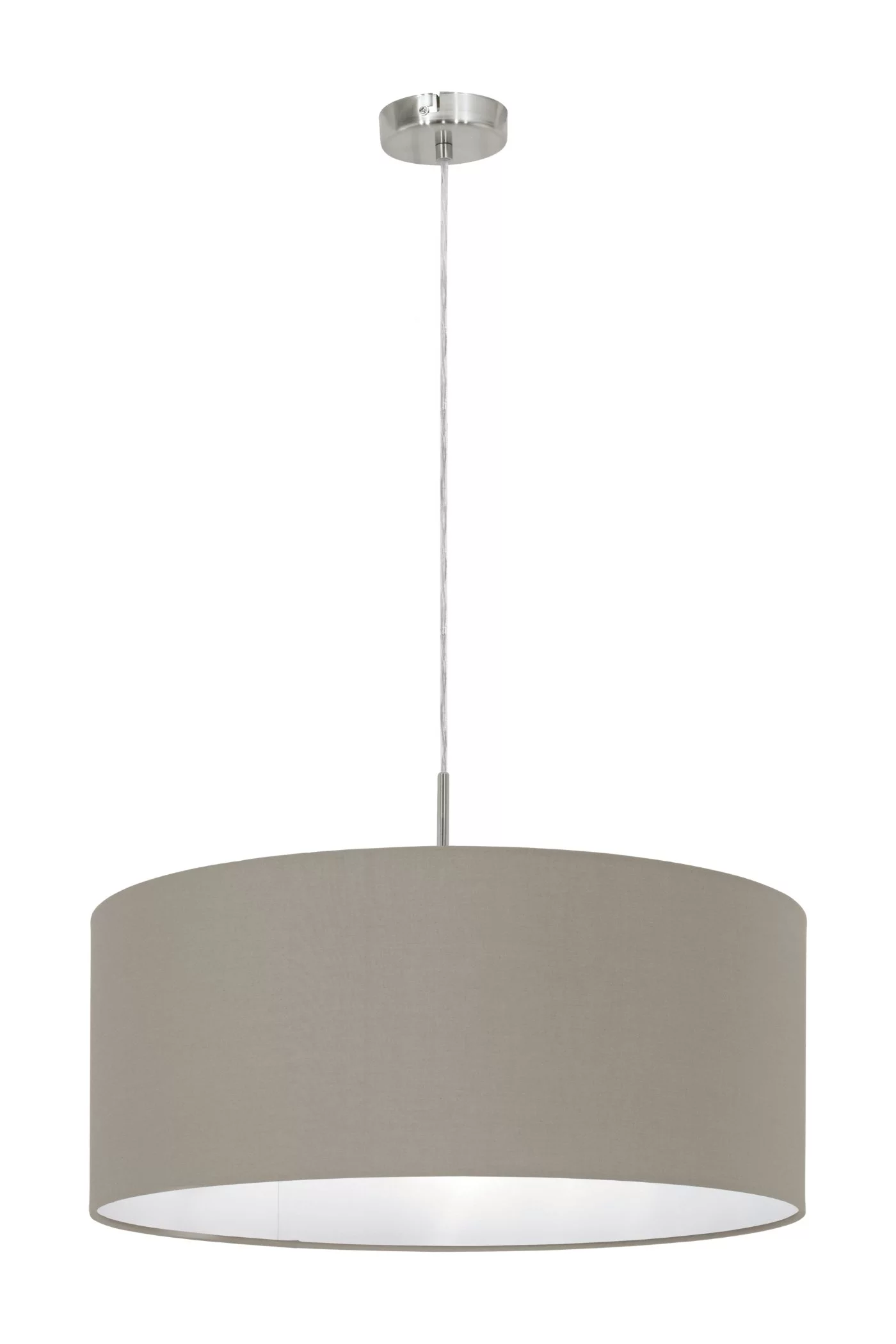   
                        
                        Люстра EGLO (Австрія) 75067    
                         у стилі Модерн.  
                        Тип джерела світла: світлодіодна лампа, змінна.                         Форма: Циліндр.                         Кольори плафонів і підвісок: Сірий, Коричневий.                         Матеріал: Тканина.                          фото 1