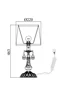   
                        
                        Настільна лампа MAYTONI (Німеччина) 76502    
                         у стилі Класика.  
                        Тип джерела світла: світлодіодна лампа, змінна.                                                 Кольори плафонів і підвісок: Білий, Прозорий, Малюнок.                         Матеріал: Тканина, Кришталь.                          фото 3