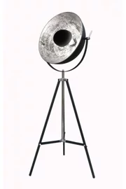   
                        
                        Торшер ZUMALINE (Польща) 78313    
                         у стилі Лофт.  
                        Тип джерела світла: світлодіодна лампа, змінна.                                                 Кольори плафонів і підвісок: Чорний, Срібло.                         Матеріал: Метал.                          фото 1