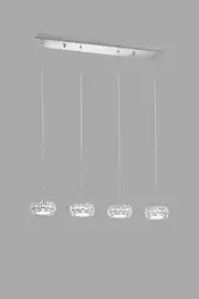   
                        Хрустальная люстра EGLO  (Австрия) 78409    
                         в стиле Арт-деко.  
                        Тип источника света: встроенный led-модуль, несъемный.                         Форма: Прямоугольник.                         Цвета плафонов и подвесок: Прозрачный.                         Материал: Хрусталь.                          фото 1