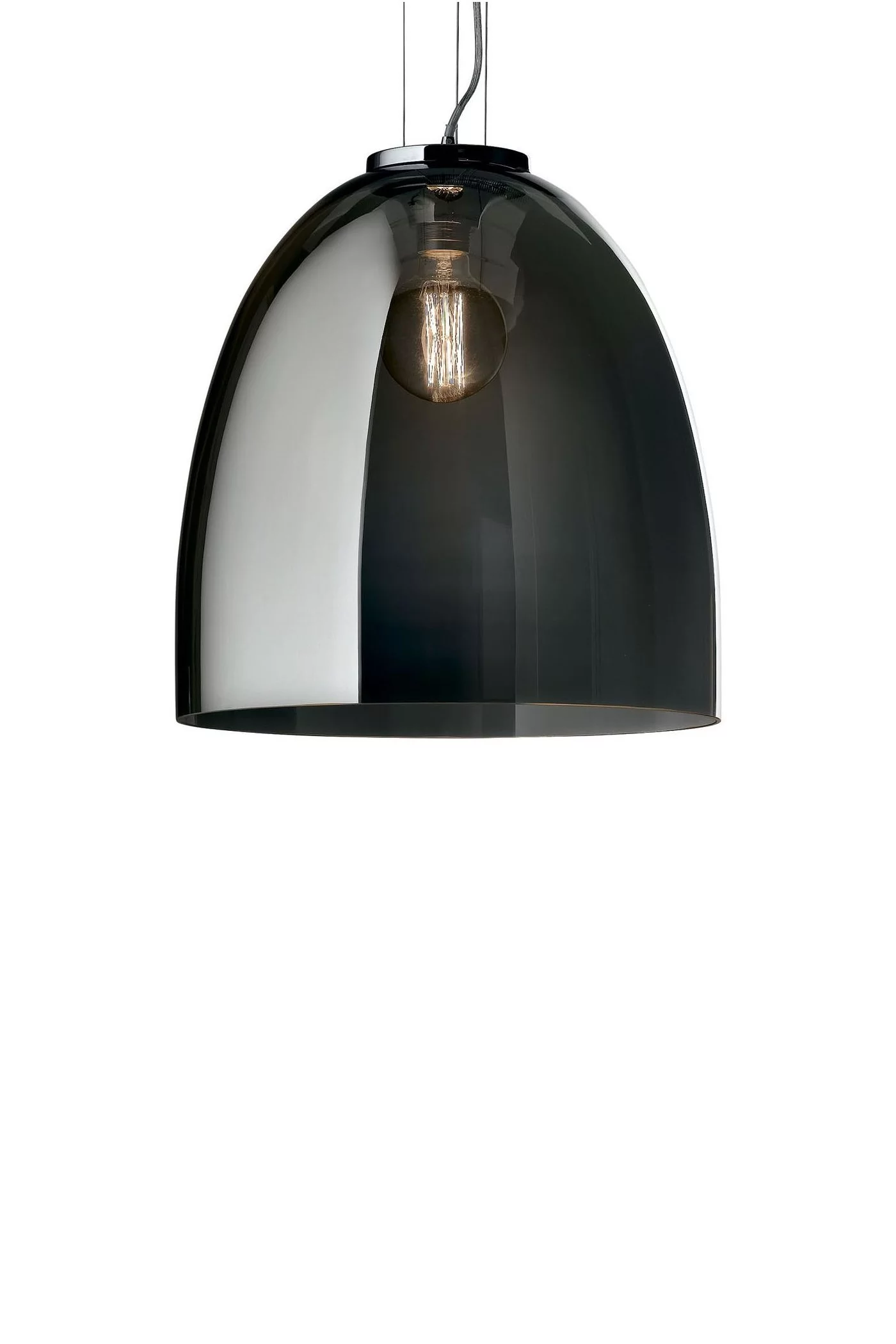   
                        Люстра IDEAL LUX  (Италия) 81192    
                         в стиле Модерн.  
                        Тип источника света: светодиодная лампа, сменная.                         Форма: Круг.                         Цвета плафонов и подвесок: Серый.                         Материал: Стекло.                          фото 1