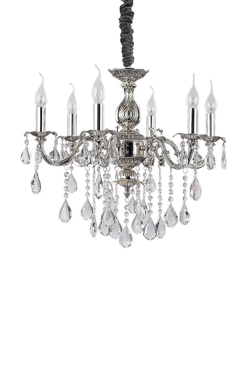   
                        
                        Люстра IDEAL LUX (Італія) 81241    
                         У стилі Класика.  
                        Тип джерела світла: світлодіодна лампа, змінна.                         Форма: Коло.                         Кольори плафонів і підвісок: Прозорий.                         Матеріал: Кришталь.                          фото 1