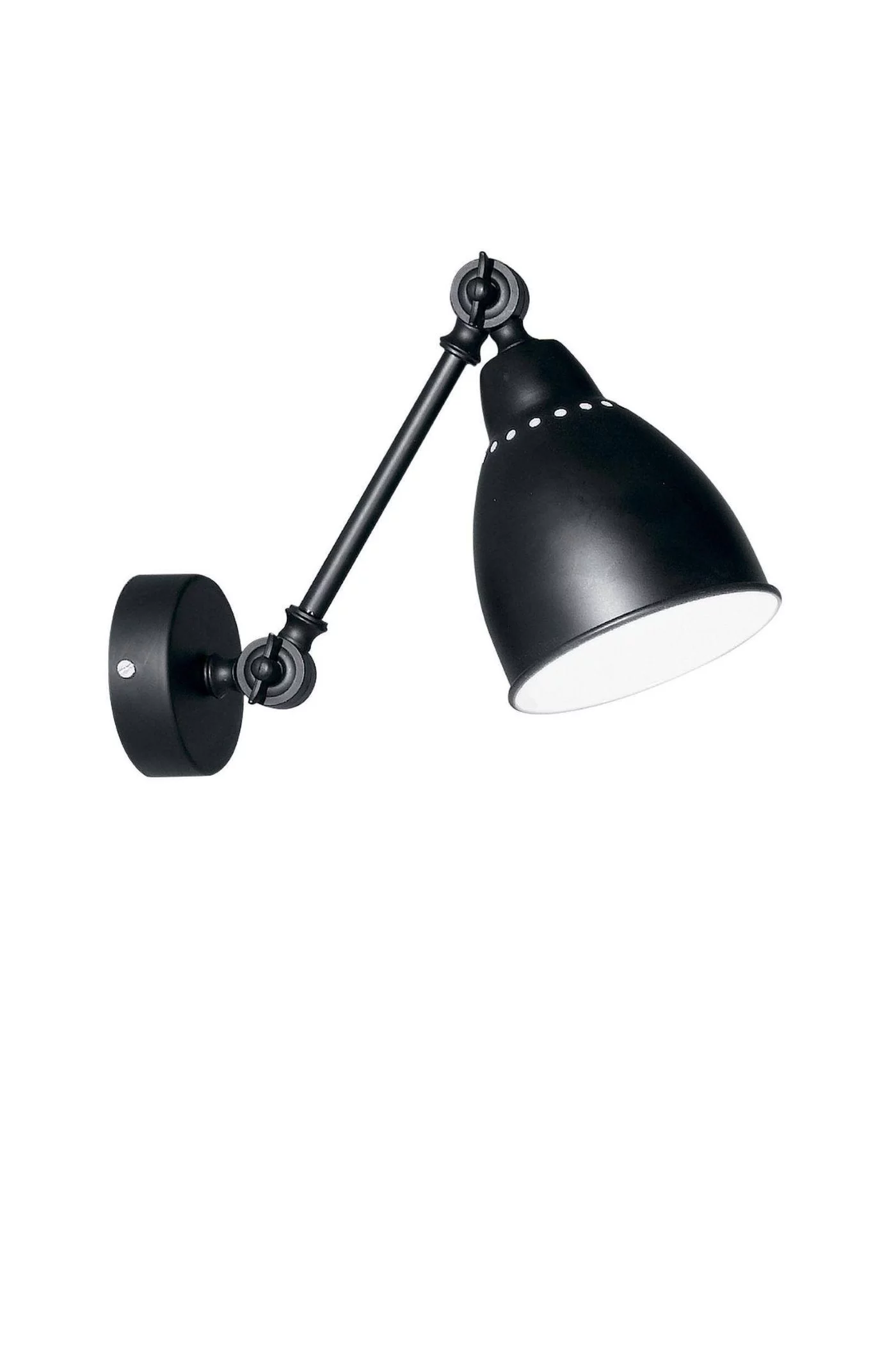   
                        
                        Бра IDEAL LUX (Италия) 81297    
                         в стиле Скандинавский.  
                        Тип источника света: светодиодная лампа, сменная.                                                 Цвета плафонов и подвесок: Черный, Белый.                         Материал: Металл.                          фото 1