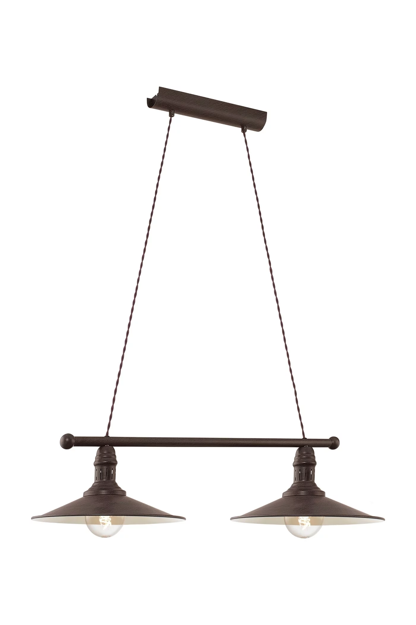   
                        
                        Люстра EGLO (Австрия) 82683    
                         в стиле Лофт.  
                        Тип источника света: светодиодная лампа, сменная.                         Форма: Прямоугольник.                         Цвета плафонов и подвесок: Коричневый, Бежевый.                         Материал: Сталь.                          фото 1