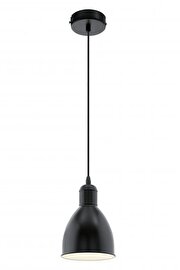   
                        Люстра EGLO (Австрія) 82689    
                         у стилі лофт, скандинавський.  
                        Тип джерела світла: cвітлодіодні led, енергозберігаючі, розжарювання.                         Форма: коло.                         Кольори плафонів і підвісок: чорний, білий.                         Матеріал: сталь.                          фото 1