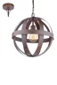   
                        Люстра EGLO (Австрія) 82703    
                         у стилі Лофт.  
                        Тип джерела світла: світлодіодна лампа, змінна.                         Форма: Куля.                         Кольори плафонів і підвісок: Коричневий.                         Матеріал: Сталь.                          фото 3