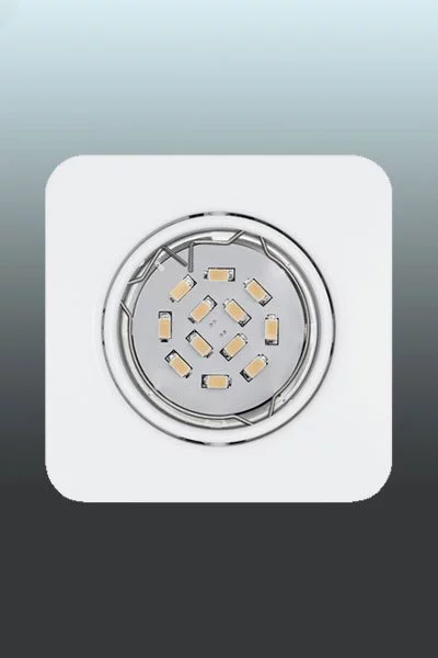   
                        Точковий світильник EGLO (Австрія) 82813    
                         у стилі хай-тек.  
                        Тип джерела світла: cвітлодіодні led, галогенні.                         Форма: квадрат.                                                                          фото 1