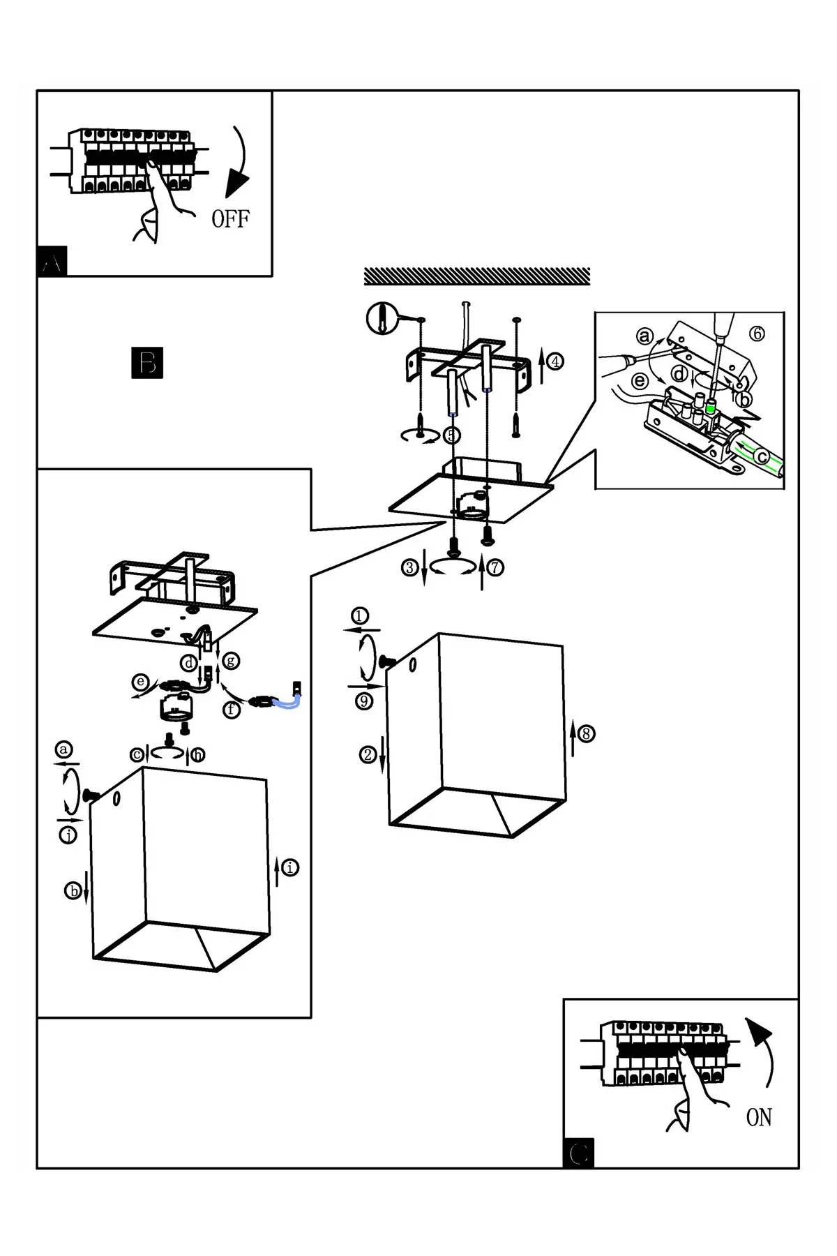 Точковий світильник EGLO (Австрія) 82949    
                         У стилі Хай-тек.  
                        Тип джерела світла: вбудований led-модуль, незмінний.                         Форма: Паралелепіпед.                         Кольори плафонів і підвісок: Срібло.                         Матеріал: Пластик.                          фото 2