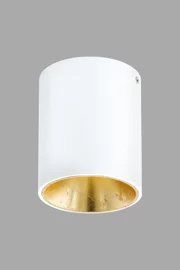   
                        Точковий світильник EGLO (Австрія) 82952    
                         у стилі хай-тек.  
                        Тип джерела світла: вбудовані світлодіоди led.                         Форма: циліндр.                         Кольори плафонів і підвісок: золото.                         Матеріал: пластик.                          фото 1