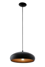   
                        Люстра EGLO (Австрія) 83021    
                         у стилі лофт, скандинавський.  
                        Тип джерела світла: cвітлодіодні led, енергозберігаючі, розжарювання.                         Форма: коло.                         Кольори плафонів і підвісок: чорний, коричневий.                         Матеріал: сталь.                          фото 1