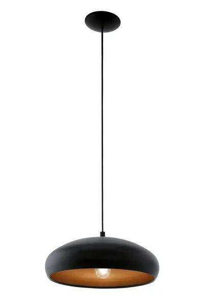   
                        Люстра EGLO (Австрія) 83021    
                         у стилі лофт, скандинавський.  
                        Тип джерела світла: cвітлодіодні led, енергозберігаючі, розжарювання.                         Форма: коло.                         Кольори плафонів і підвісок: чорний, коричневий.                         Матеріал: сталь.                          фото 1