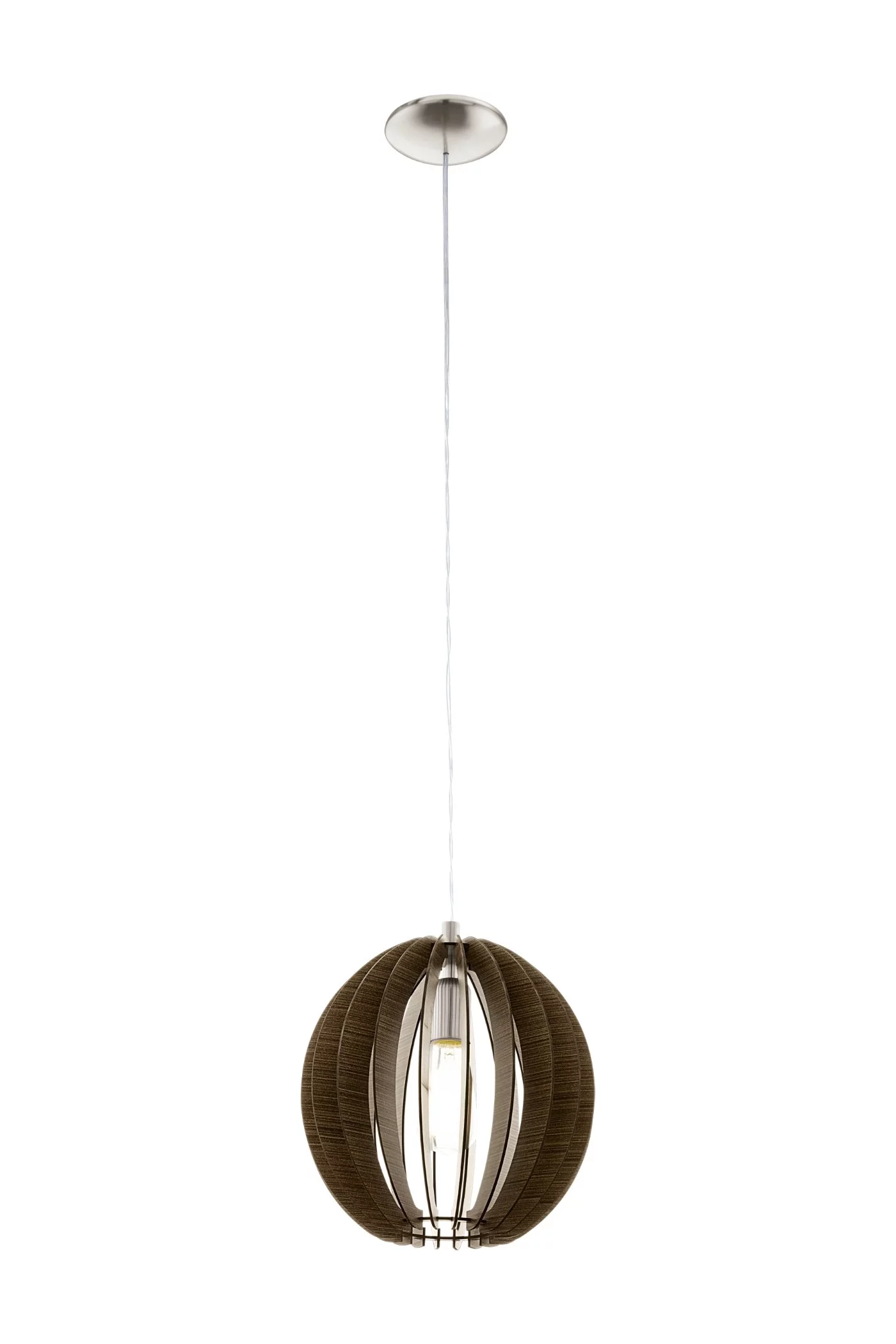   
                        
                        Люстра EGLO (Австрія) 83044    
                         у стилі Модерн.  
                        Тип джерела світла: світлодіодна лампа, змінна.                         Форма: Овал.                         Кольори плафонів і підвісок: Коричневий.                         Матеріал: Дерево.                          фото 1