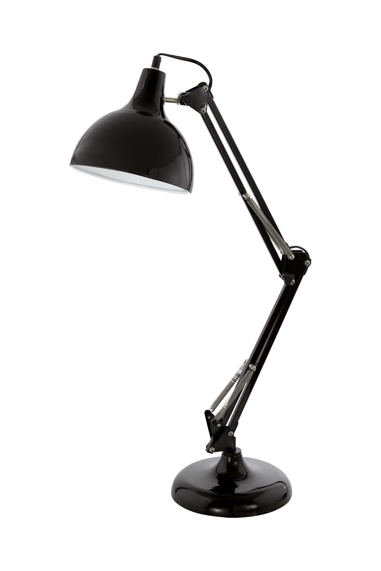   
                        Настільна лампа EGLO (Австрія) 83092    
                         у стилі скандинавський, лофт.  
                        Тип джерела світла: cвітлодіодні led, енергозберігаючі, розжарювання.                                                 Кольори плафонів і підвісок: чорний, білий.                         Матеріал: сталь.                          фото 1