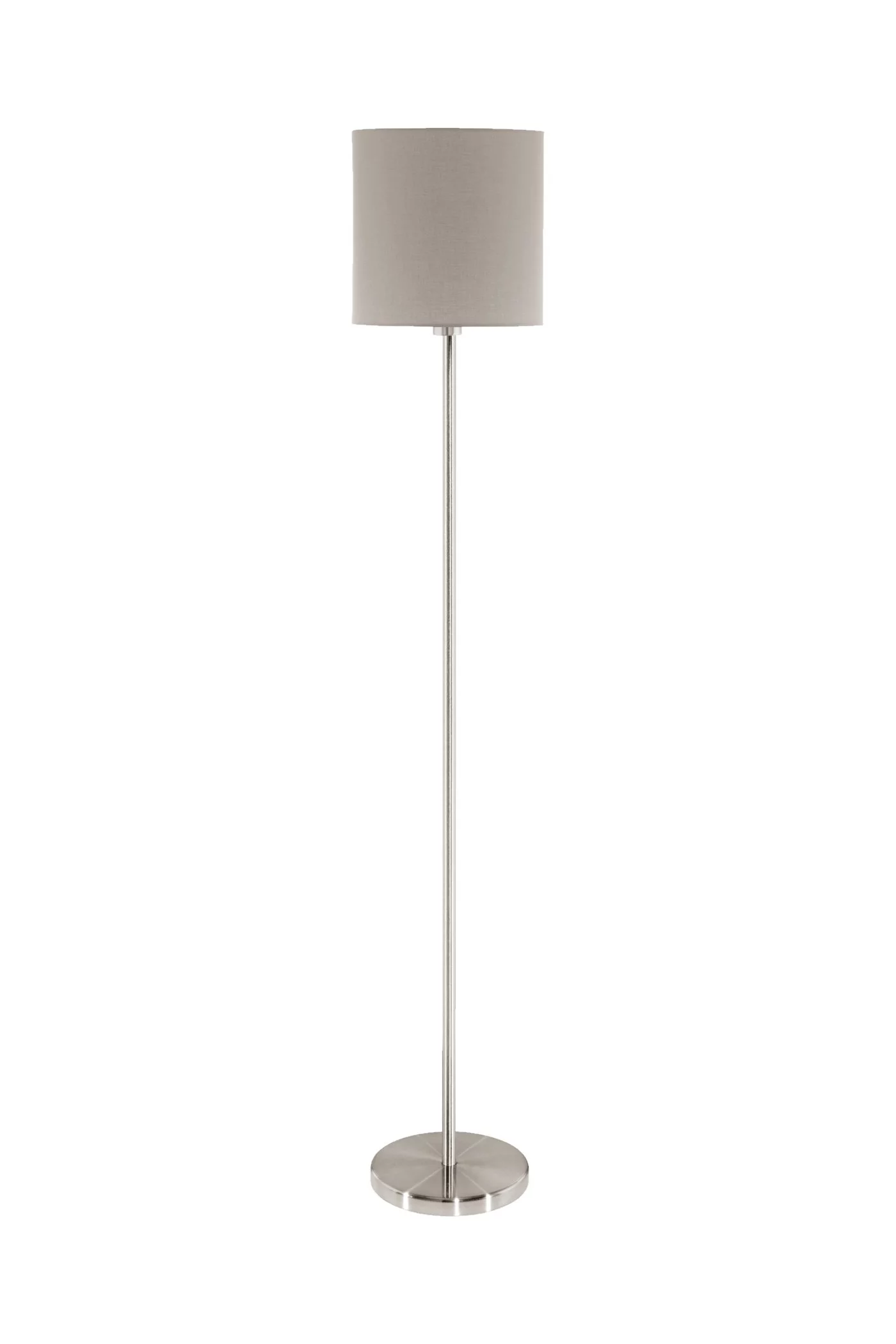   
                        Торшер EGLO  (Австрия) 83208    
                         в стиле Модерн.  
                        Тип источника света: светодиодная лампа, сменная.                                                 Цвета плафонов и подвесок: Бежевый.                         Материал: Ткань.                          фото 1