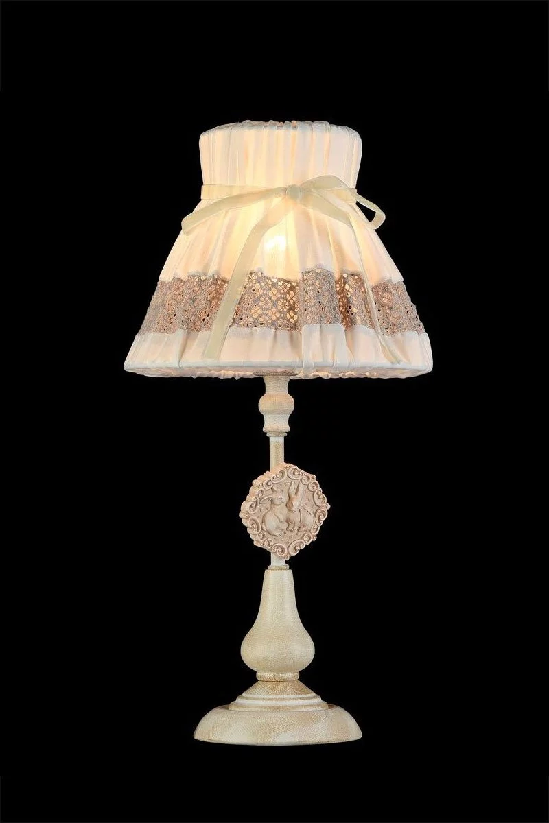   
                        
                        Настільна лампа MAYTONI (Німеччина) 84098    
                         у стилі Прованс.  
                        Тип джерела світла: світлодіодна лампа, змінна.                                                 Кольори плафонів і підвісок: Бежевий.                         Матеріал: Тканина.                          фото 1